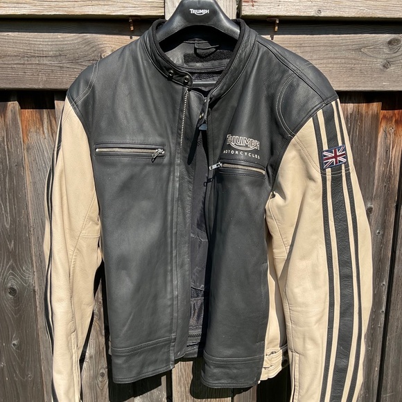 Leather motorcycle jacket - Picture 1 of 3